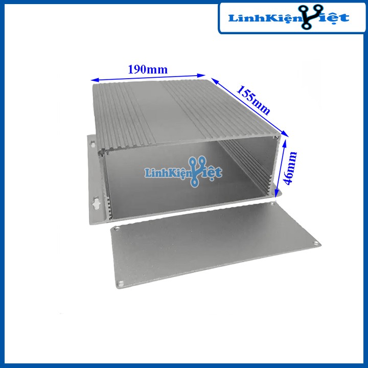 Hộp Nhôm Định Hình 190x46x155mm Hộp Đựng Mạch