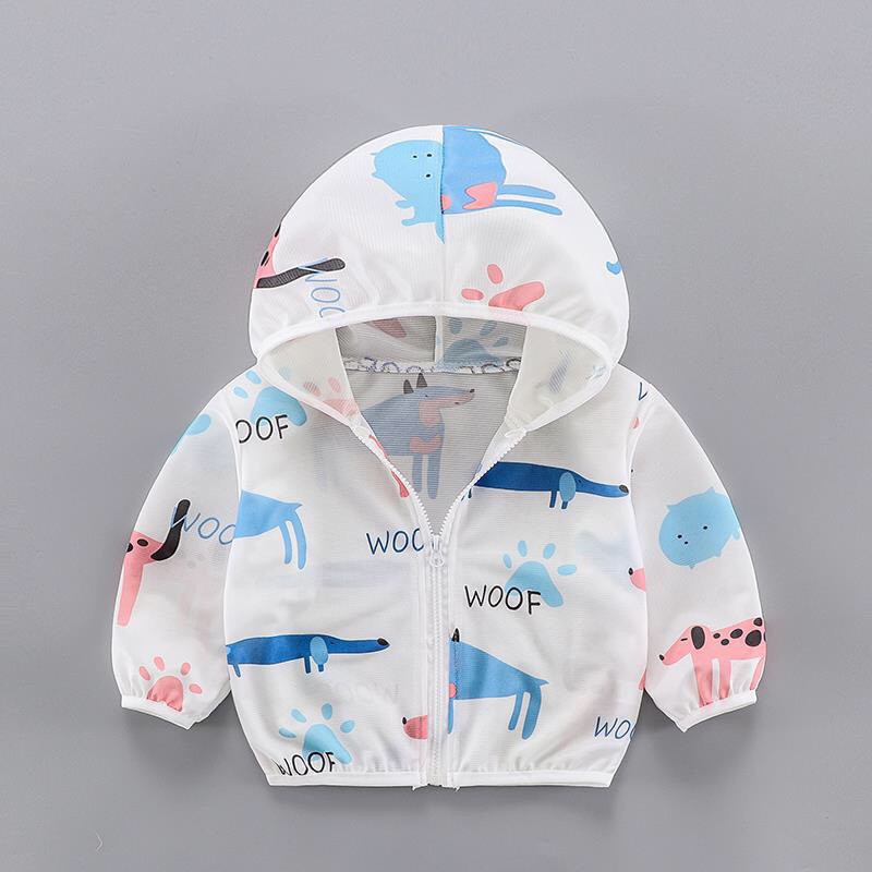 [ Hàng QC] Áo Chống Nắng Họa Tiết Đáng Yêu Cho Bé Trai Bé Gái Từ 10 - 20Kg KIDS21004