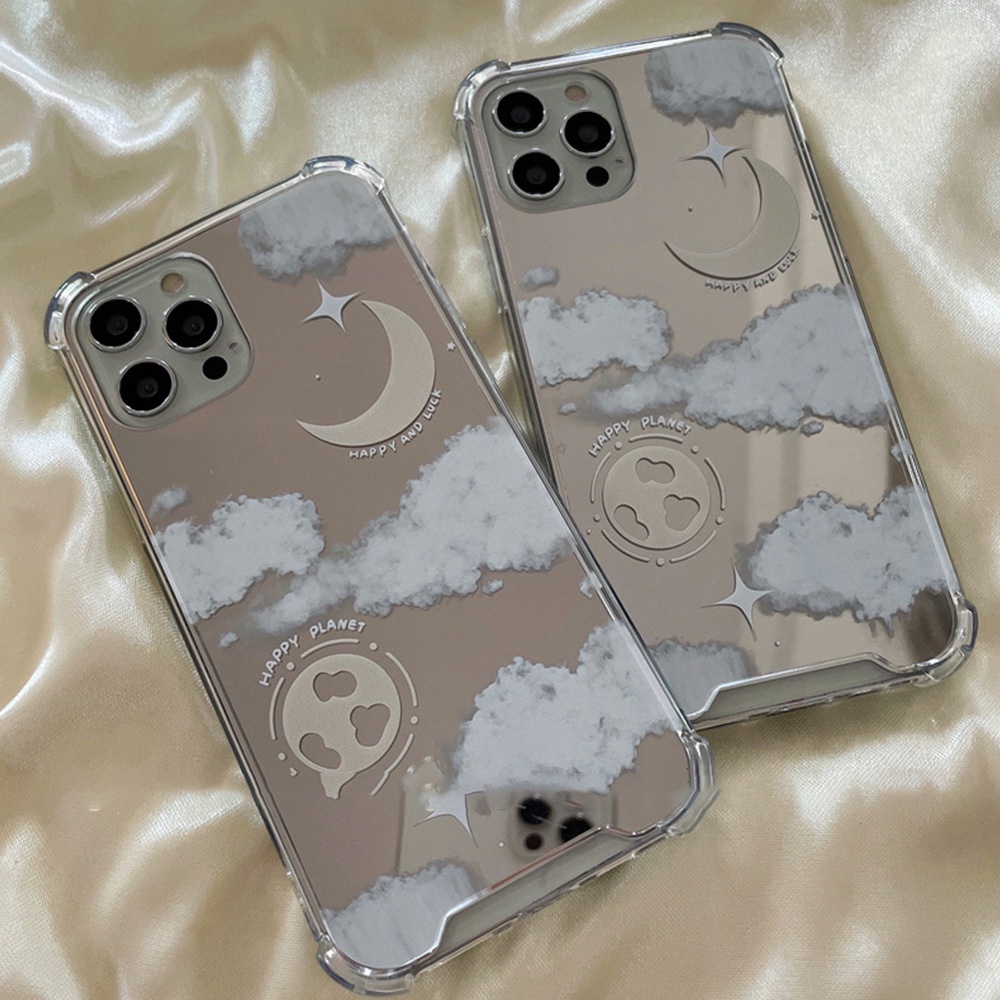 Ốp ĐiệN ThoạI KiểU Gương Trang ĐiểM Cho IPhone 14 13 12 11 Pro Max X Xs XR 8 7 Plus