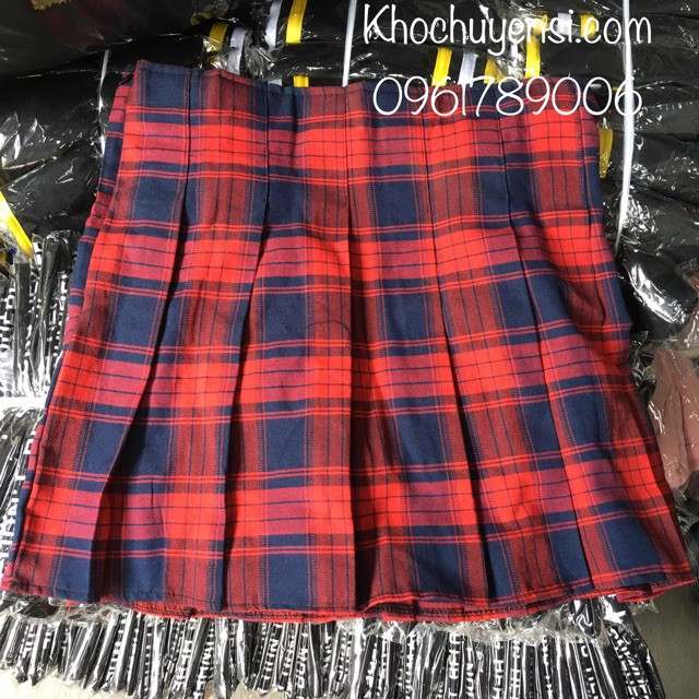 N🎈Váy Tennis Skirt Caro ( Hình Thật)