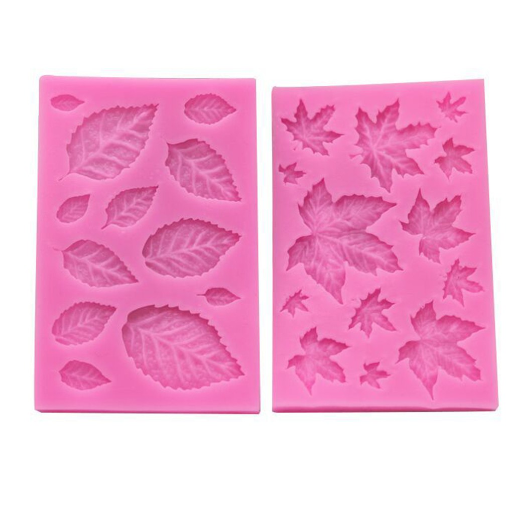 Khuôn Silicone Làm Bánh Tạo Hình Lá Phong 3d Độc Đáo Tiện Dụng