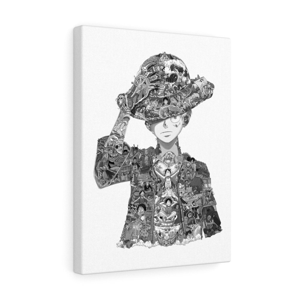 Canvas Luffy mũ rơm - Onepiece - Đảo hải tặc - Tranh treo tường trang trí decor
