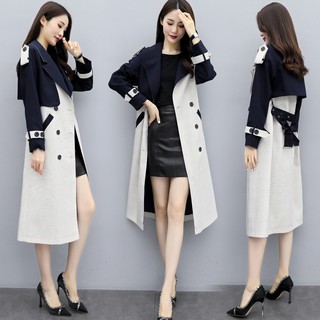 Áo Khoác Dáng Dài Thời Trang Thanh Lịch Cho Nữ