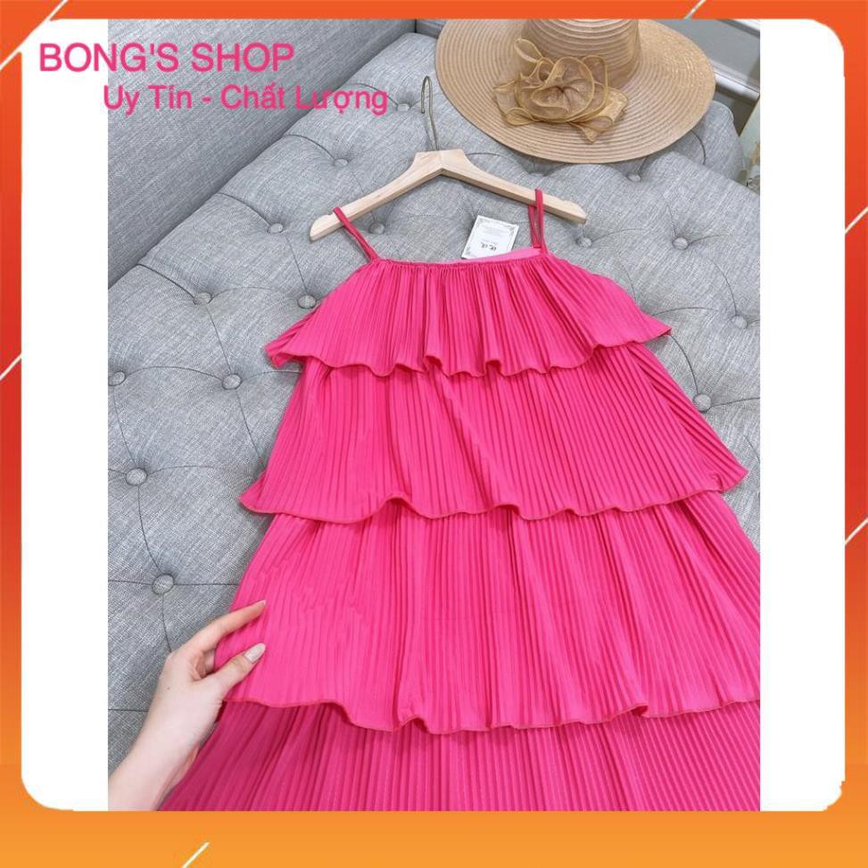 [SALE_50%], Váy 2 dây nữ, Đầm hai dây nữ hồng cực xinh, chất voan đũi tàu bao đẹp . | BigBuy360 - bigbuy360.vn
