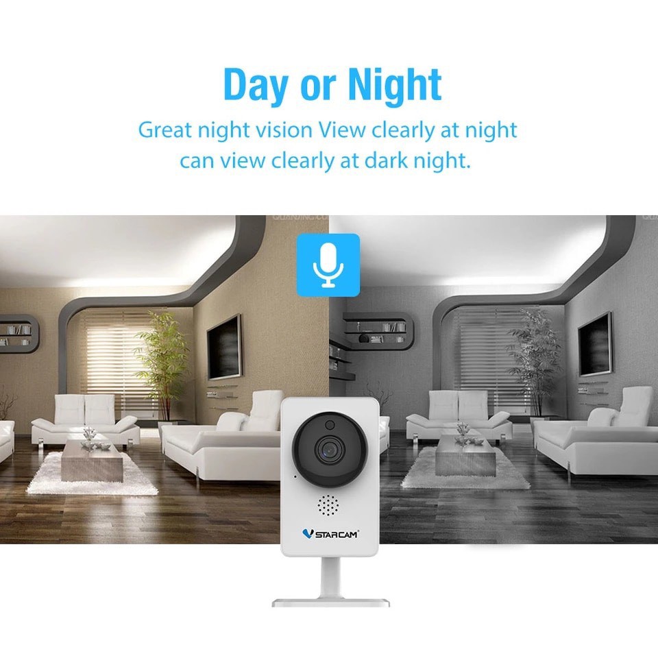 Camera giám sát Wifi IP trong nhà C92s 1080p 2MB Vstarcam | BigBuy360 - bigbuy360.vn