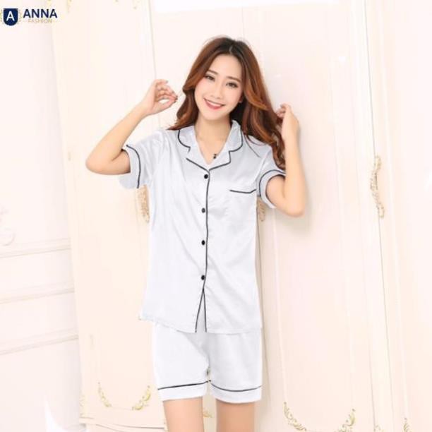 Đồ bộ nữ vải lụa mặc mùa hè mát lạnh thời trang nữ anna ( Hình Chụp Thật ). Xưởng May Anna