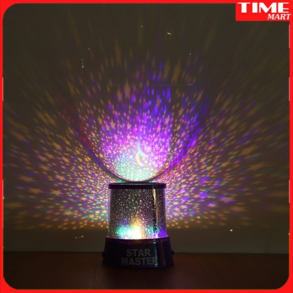 Đèn Chiếu Sao Cho Bé - Đèn Ngủ Ngàn SaoTự Xoay Cho Phòng Ngủ [TIME_MART]