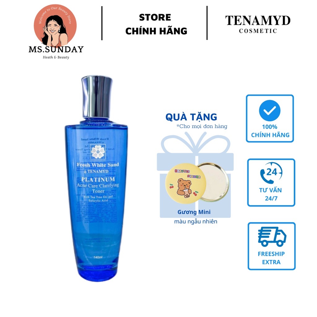Nước dưỡng dành cho da mụn Tenamyd Platinum Acne Care Clarifying Toner ( Nước hoa hồng dành cho da mụn )