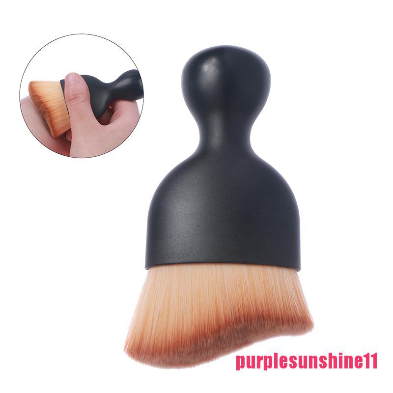 Makeup Brush Curved Foundation Brush Contour Brush Cosmetic Brush With Co