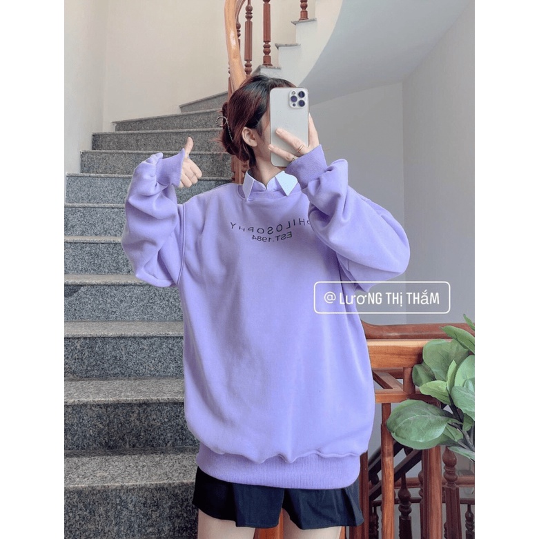 (HCM) Áo ni cổ chui fom cánh dơi tay phồng thời trang hàn quốc siêu xinh xắn , dành cho các bạn trẻ KME STORE