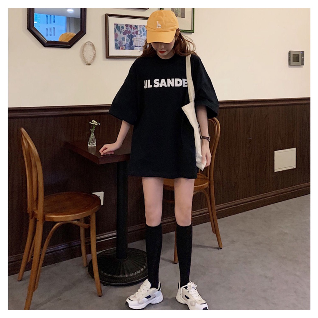 Áo thun  Jil Sander  nam nữ unisex tay lỡ PATOI.STUDIO , áo phông 100% cotton form rộng phong cách Hàn Quốc