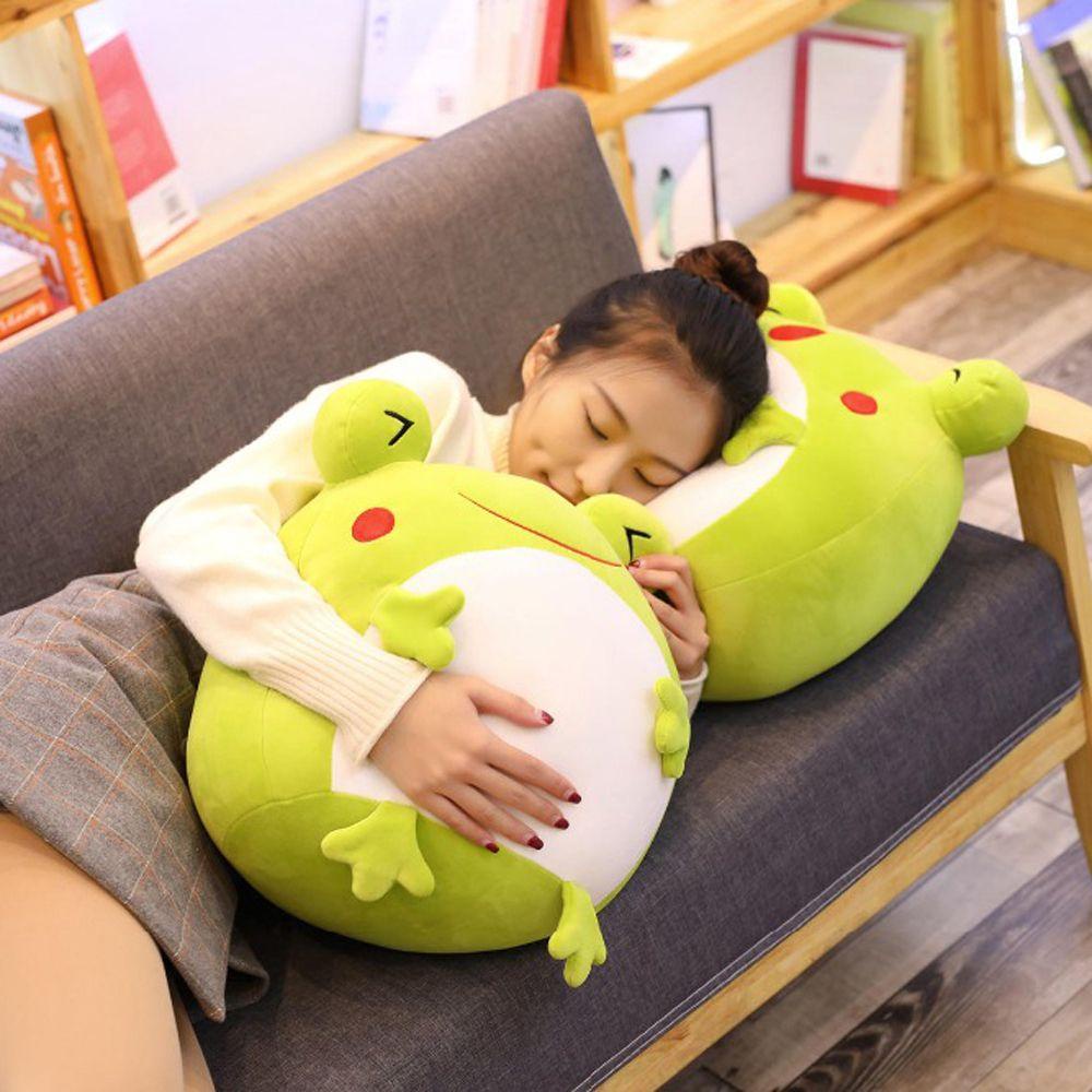 IVORY Ếch Nhồi Bông Mềm Mại Dễ Thương Dùng Làm Quà Tặng Cho Bé