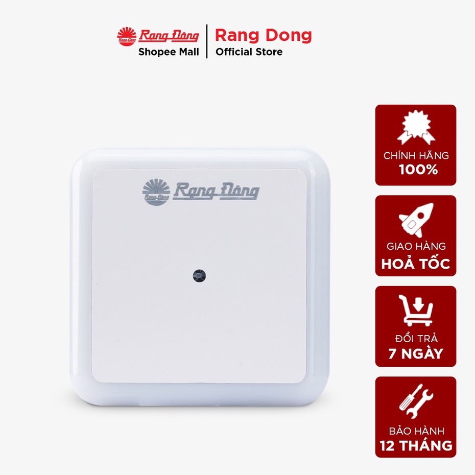 Đèn ngủ cảm biến nhỏ gọn Rạng Đông - Model: ĐN02.LS 65x65/0.3W