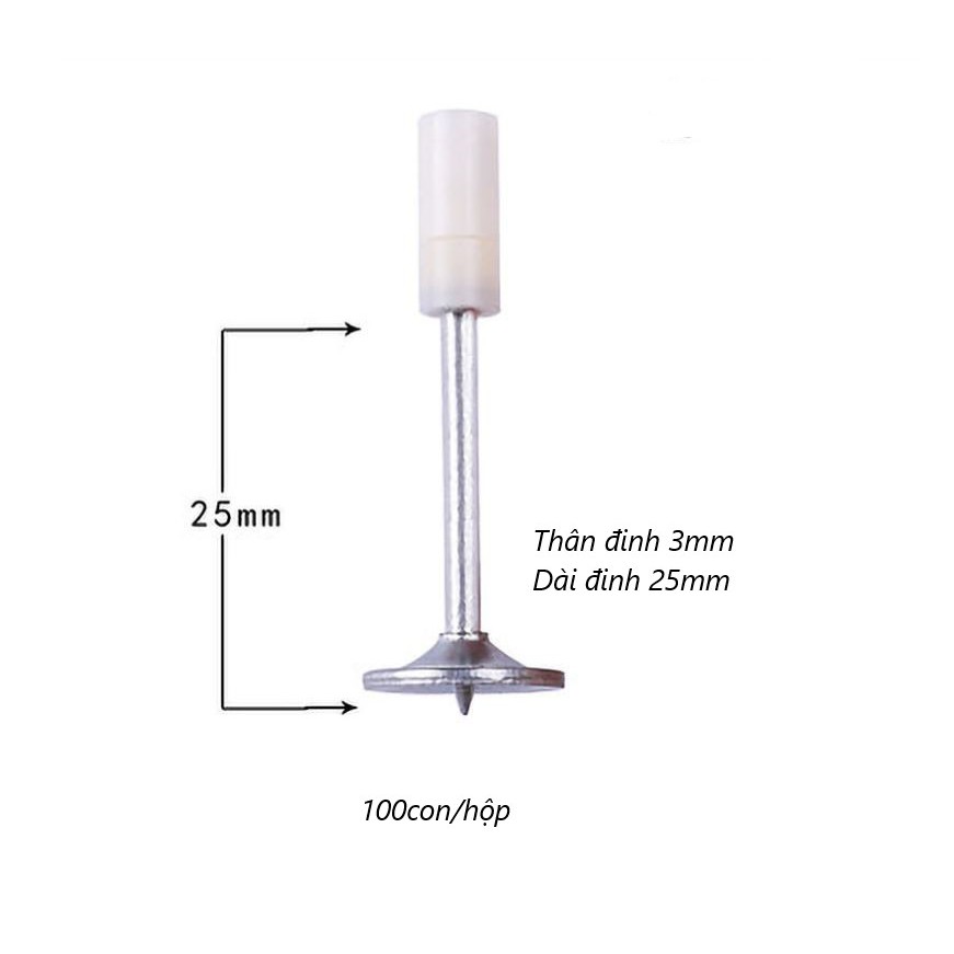 Súng bắn đinh bê tông tường thế hệ mới 2021 / tặng kèm 10 con đinh