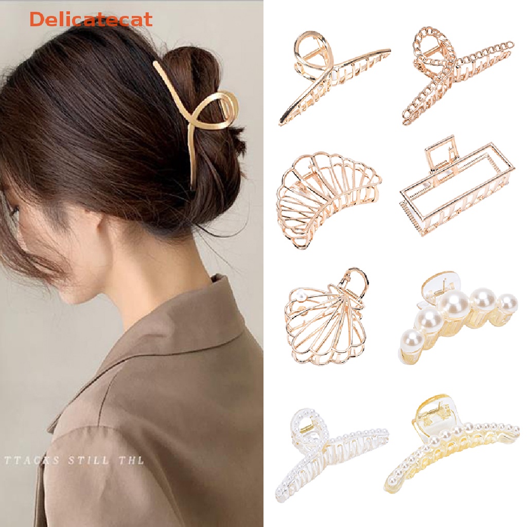 Kẹp Càng Cua Bằng Kim Loại Cho Nữ