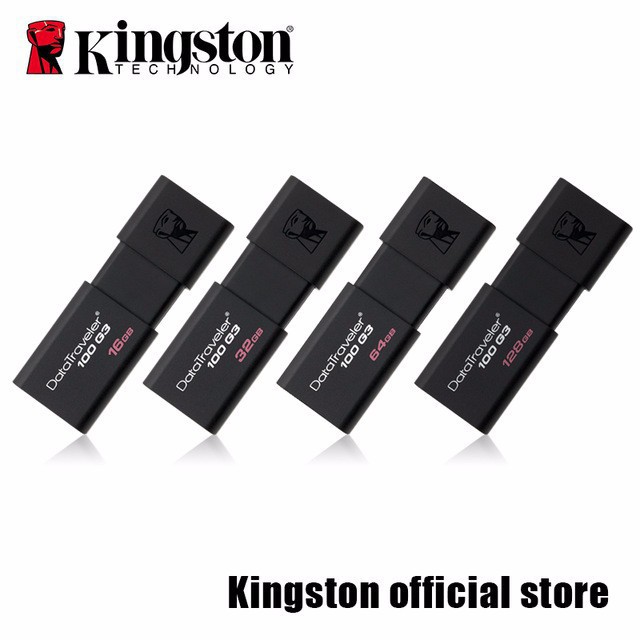 USB 3.0 Kingston 16GB 100G3 Đen - HAPOS