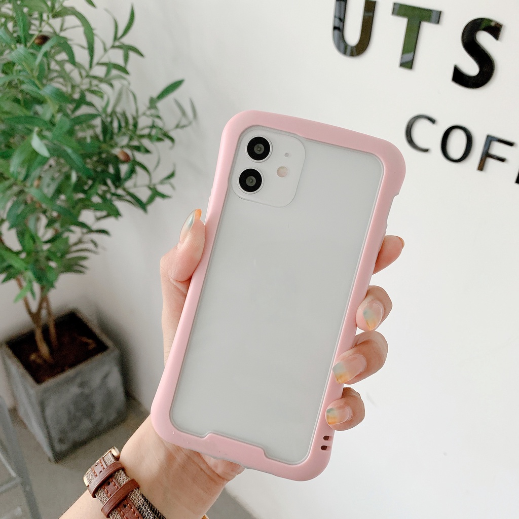 Ốp Điện Thoại Không Viền Cạnh Cho iPhone 11 Pro Max 7 8 6s Plus X S XS Max XR SE