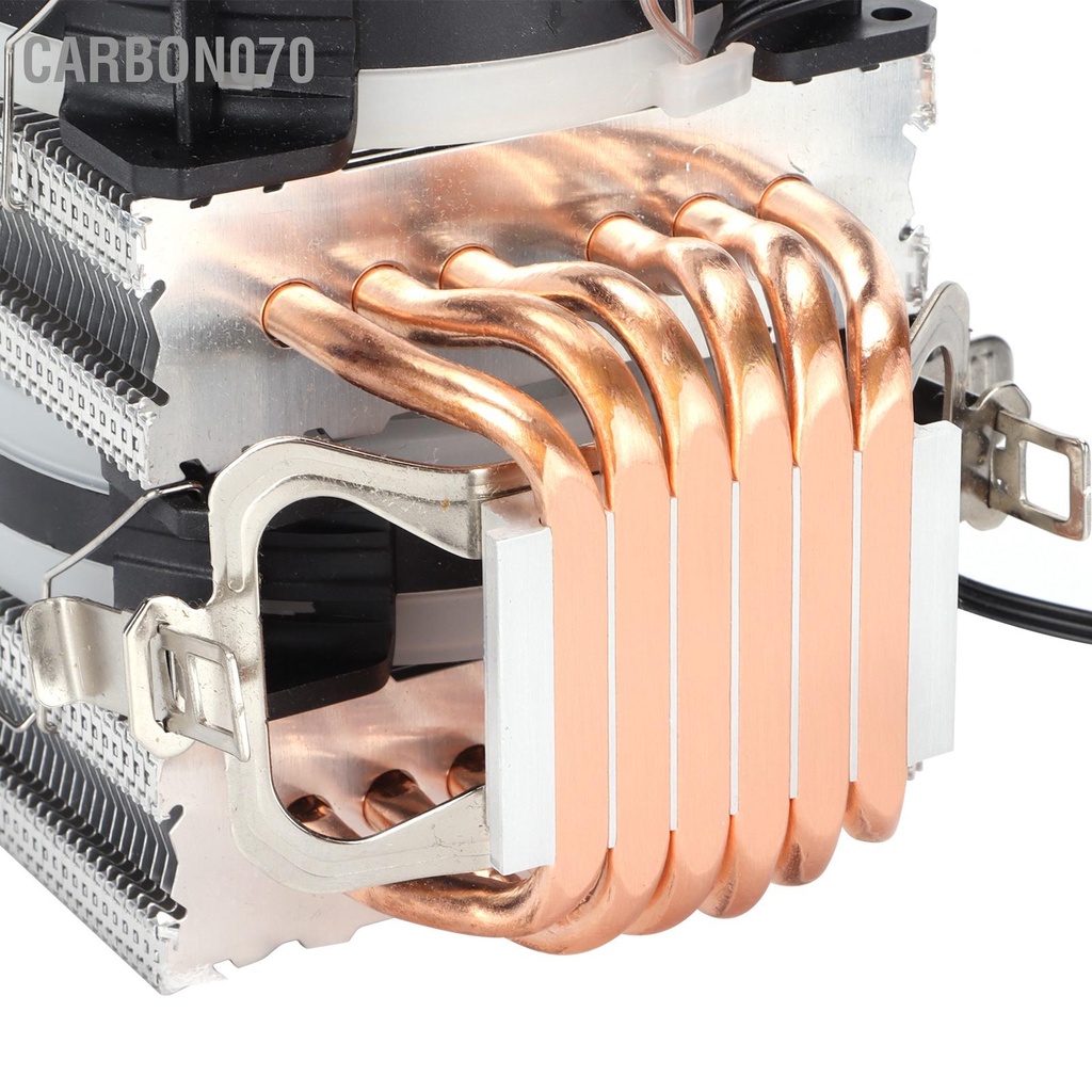 Tản Nhiệt Khí, Quạt Tản Nhiệt CPU LED RGB 6 ống nhiệt cho AMD 1150/1151/1155/1156/775/1366