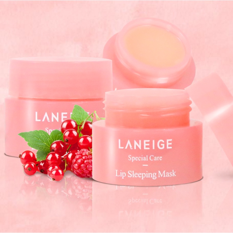 Mặt Nạ Ngủ Ủ Môi Lip Sleeping Mask Laneige Minisize 3g Màu Hồng, Son Ủ Dưỡng Môi Hàn Quốc