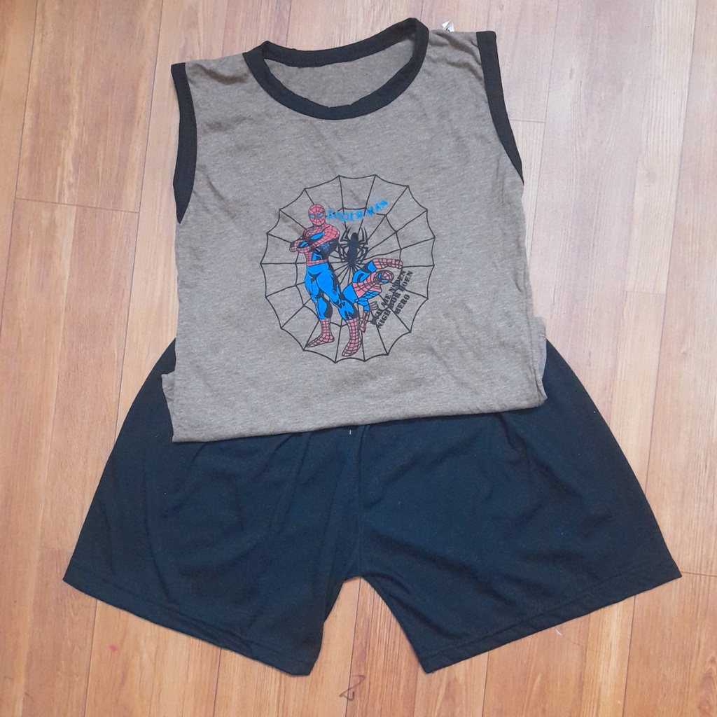 [A106 - Siêu Rẻ, Mát] Bộ Cộc Tay Nam Chất Cotton Mềm Mát Size 25-35kg (Ảnh Tự Chụp Video Tự Quay)