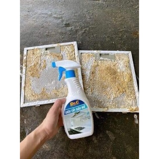 Chai tẩy dầu mỡ dr.c 500ml đánh tan vết dầu mỡ lâu ngày trong nhà bếp