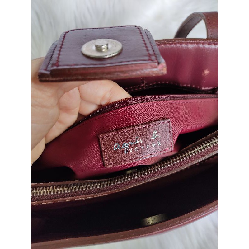 Túi đeo vai da thật