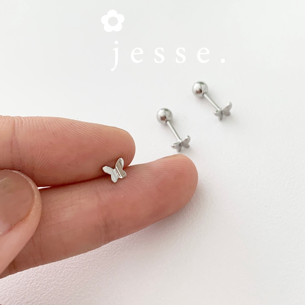 Khuyên tai bi xinh-Thép không gỉ - jesse store T4