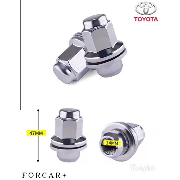 TOYOTA ỐC ĐÚC NGUYÊN KHỐI, Ốc Bắt Lốp, Ê cu bắt lốp- Forcar Vietnam
