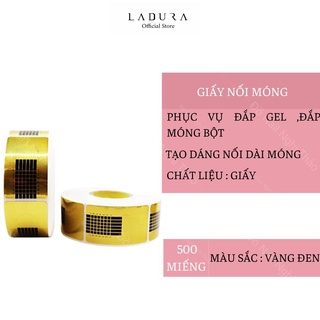 Giấy form móng đắp gel bột LADURA