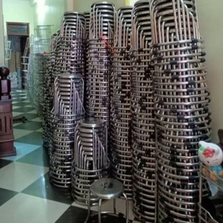 Ghế đôn inox. Mới 100%