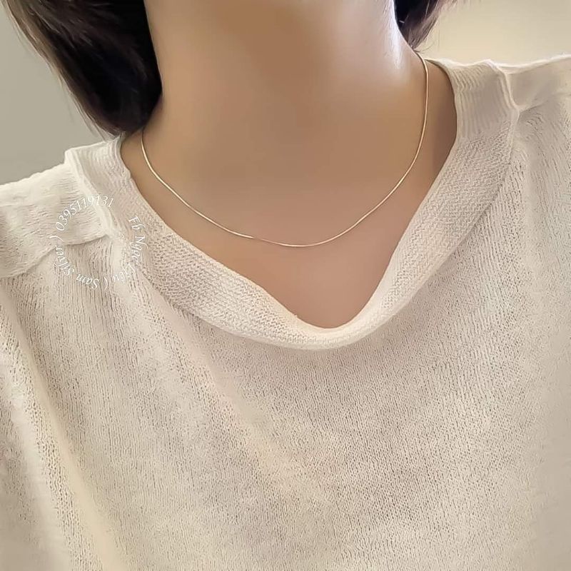 DÂY CHUYỀN BẠC SỢI MÌ TRƠN