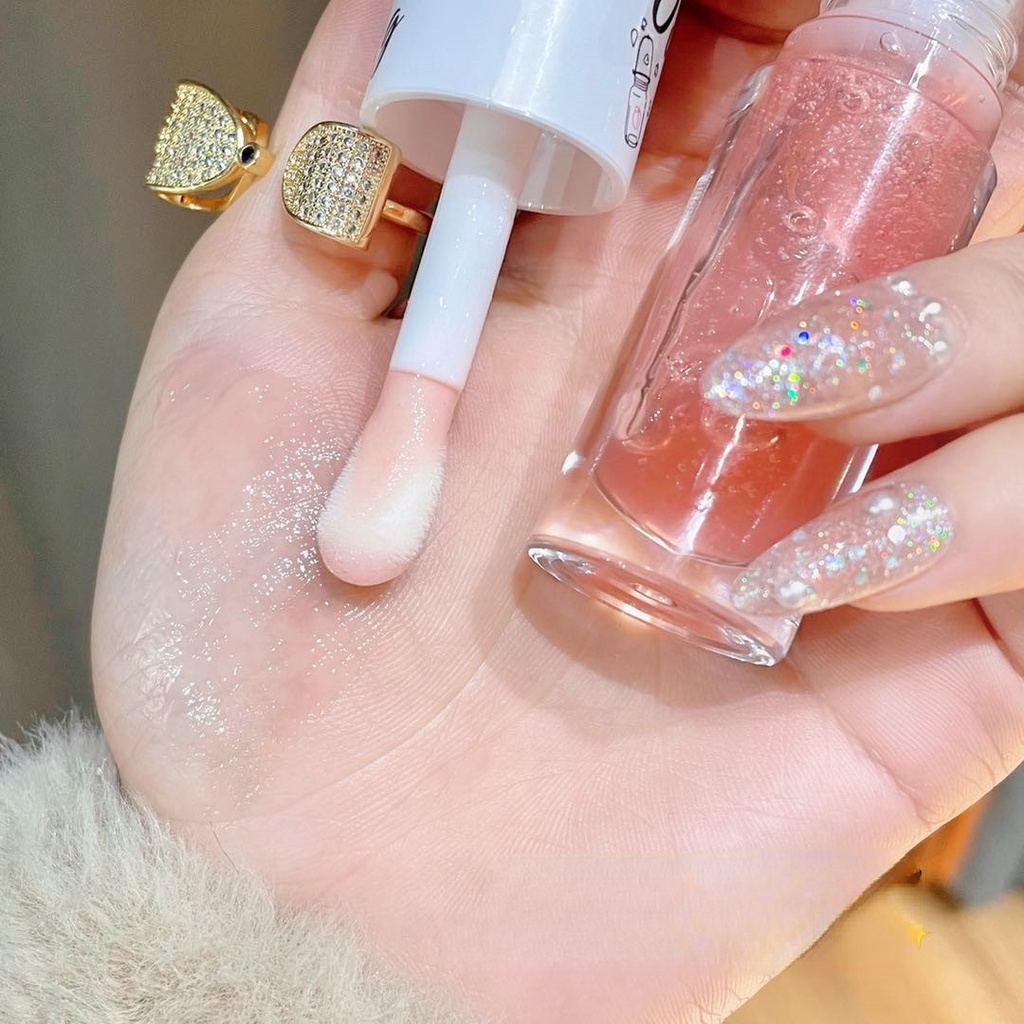 Mặt Nạ Môi Chiết Xuất Sữa Mật Ong / Đào Dưỡng Ẩm Tẩy Tế Bào Chết Làm Sáng Màu Môi