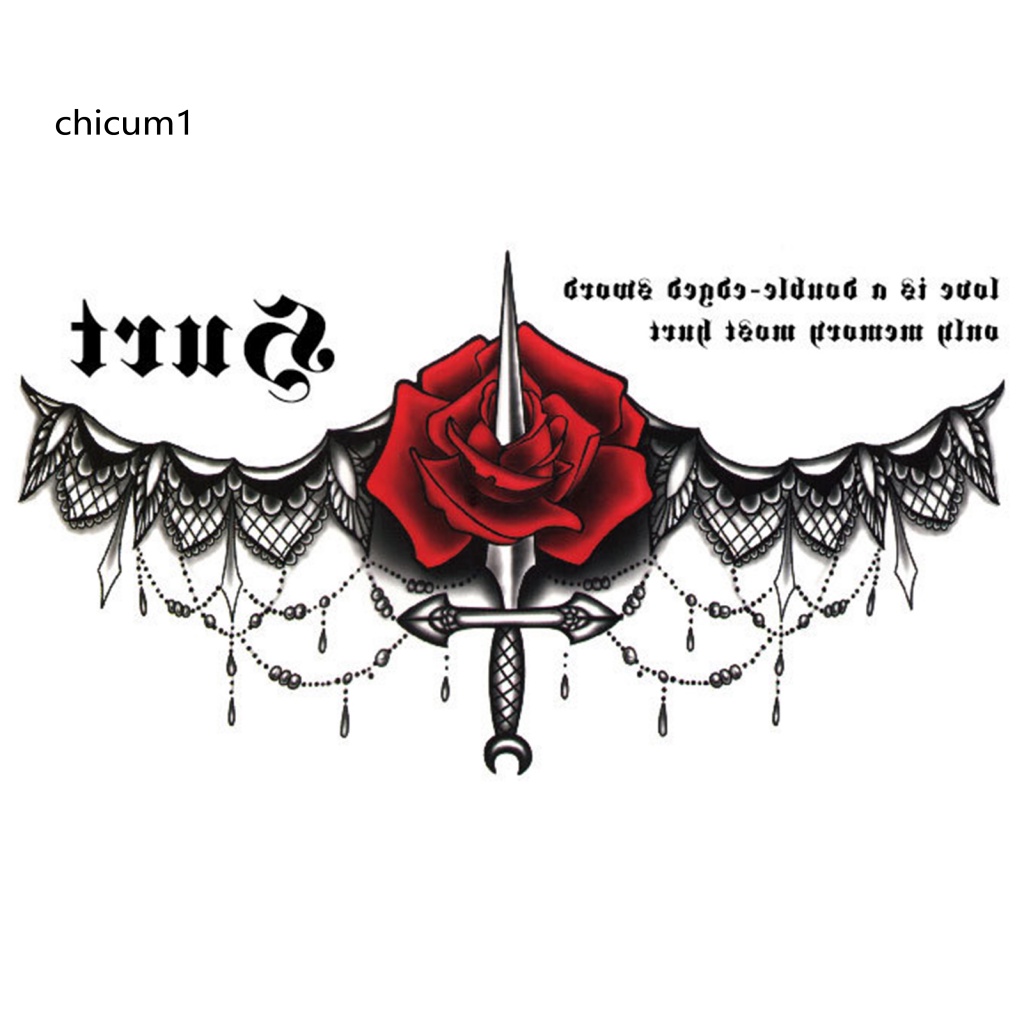 Miếng Dán Hình Xăm Tạm Thời CC PET Dễ Sử Dụng Dành Cho Bạn Nữ