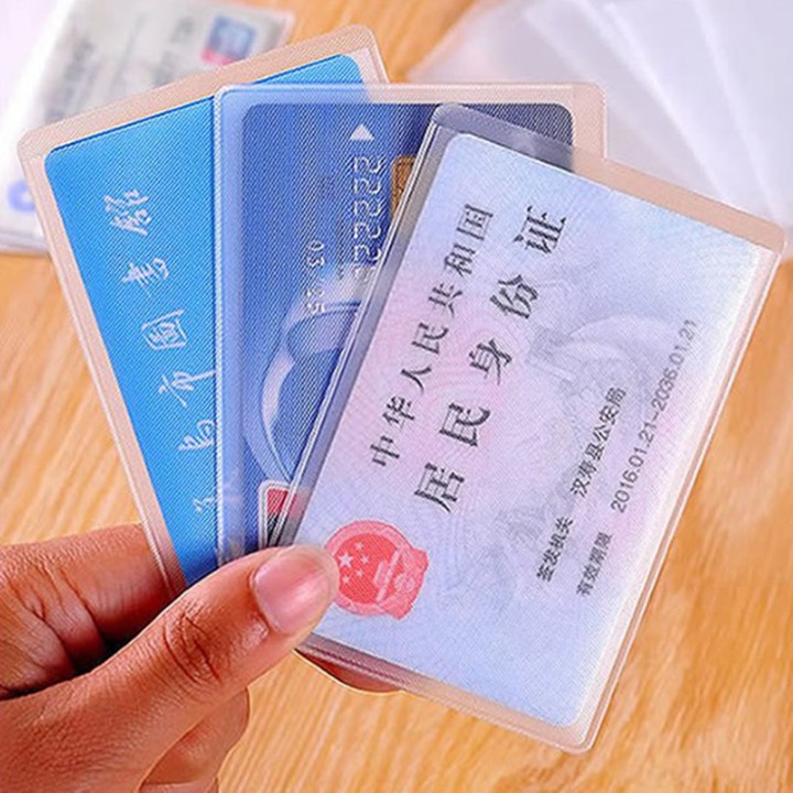 Túi, bao đựng thẻ card trong suốt để căn cước công dân, ATM, Visa, chứng minh thư, bằng lái [TÚI ĐỰNG THẺ]