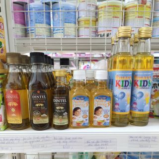 (Date 11/2021) Dầu oliu siêu nguyên chất Dintel chai thủy tinh 100ml 250ml Tây Ban Nha cho bé