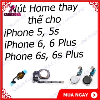 Phím home iphone 5, 5s, 6, 6s, 6 plus, 6s plus, nút home iphone 5, 5s, 6, 6s, 6 plus.