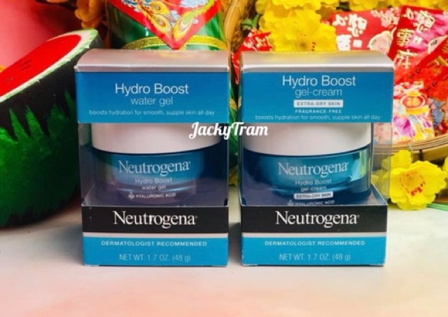 [Hàng Mỹ] Kem dưỡng ẩm cấp nước Neutrogena Hydro Boost Gel Cream/Water Gel (48g)