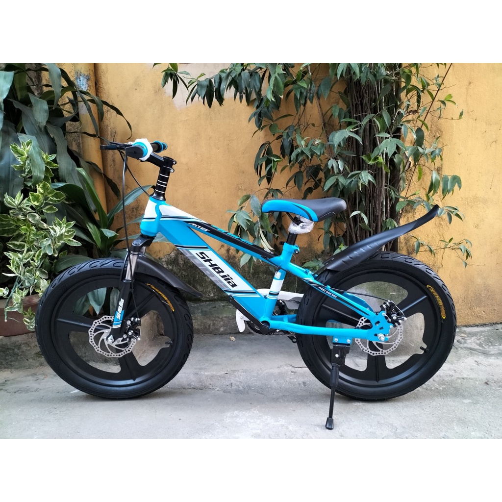 SIÊU PHẨM THỂ THAO ĐỊA HÌNH SHB BÁNH ĐÚC 2 PHANH ĐĨA SIZE 18 CHO BÉ TRAI TỪ 5-8 TUỔI