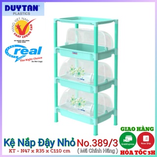 { Tổng kho giá rẻ }Kệ Chén Có Nắp nhỏ 3 ngăn- 4 tầng - Cty Nhựa duy tân