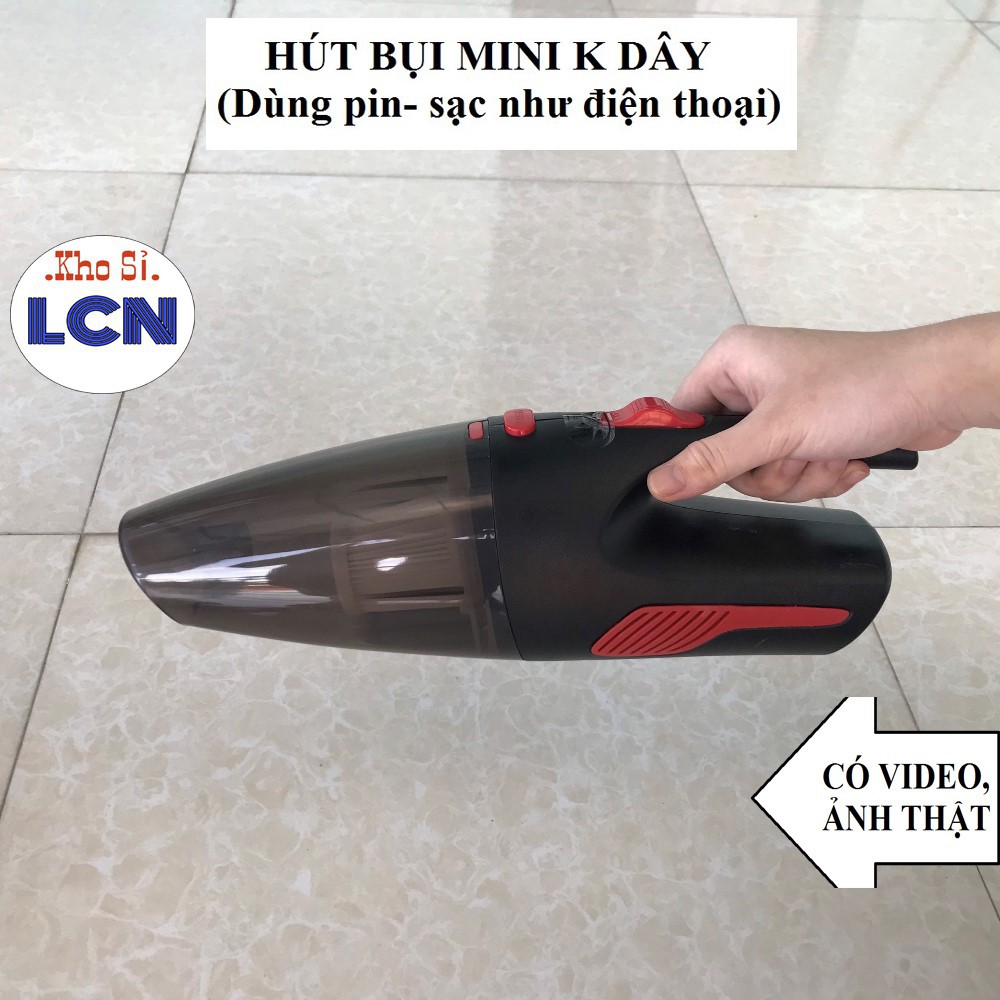 Máy Hút Bụi Mini Công Suất Lớn 12v/220v CẦM TAY VÀ TẨU SẠC