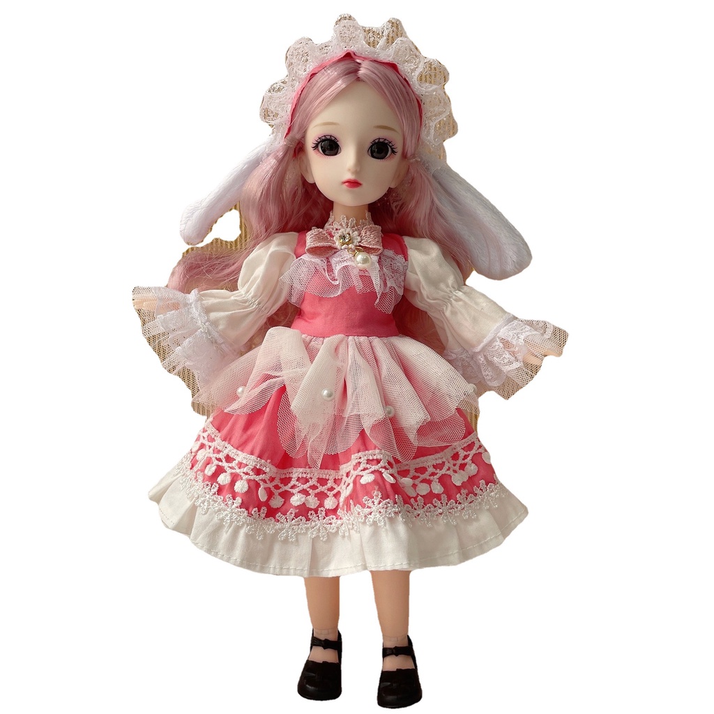 Búp Bê Công Chúa Barbie 3D 23 Khớp Cử Động 1/6 30cm