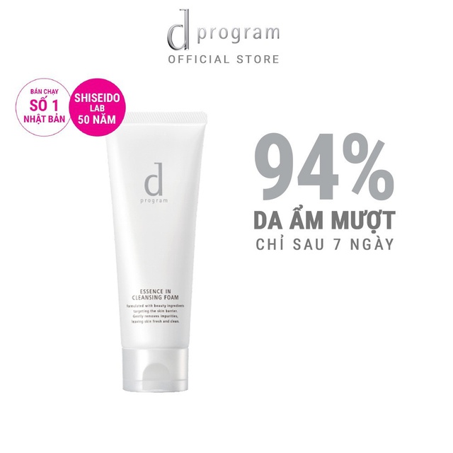 [HB Gift] Sữa rửa mặt tạo bọt dưỡng da Essence Cleansing Foam d program 120g | BigBuy360 - bigbuy360.vn