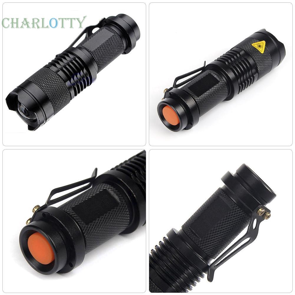 Đèn Pin Tia Uv Chalotty Xpe Q5 395 Có Thể Phóng To Dùng Để Soi Tiền Giả