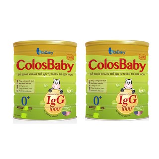 BỘ 2 lon Sữa colosbaby gold 0+ 1000igg 800g