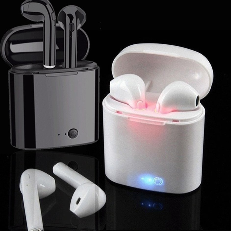 Tai Nghe Không Dây kết nối Bluetooth Sẵn i7 (đen)