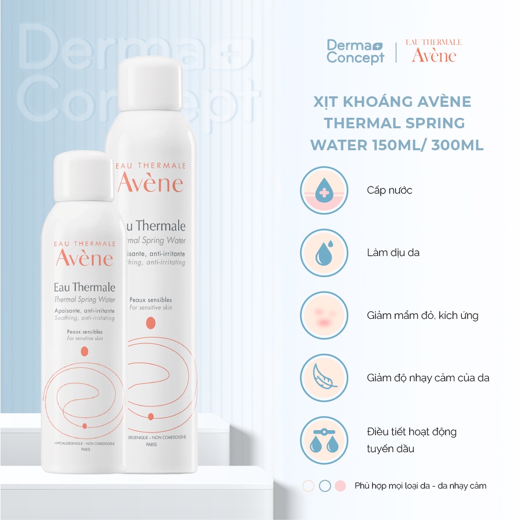 Xịt khoáng Avene Thermal Spring Water 150ml/ 300ml [NHẬP KHẨU CHÍNH HÃNG 100%]