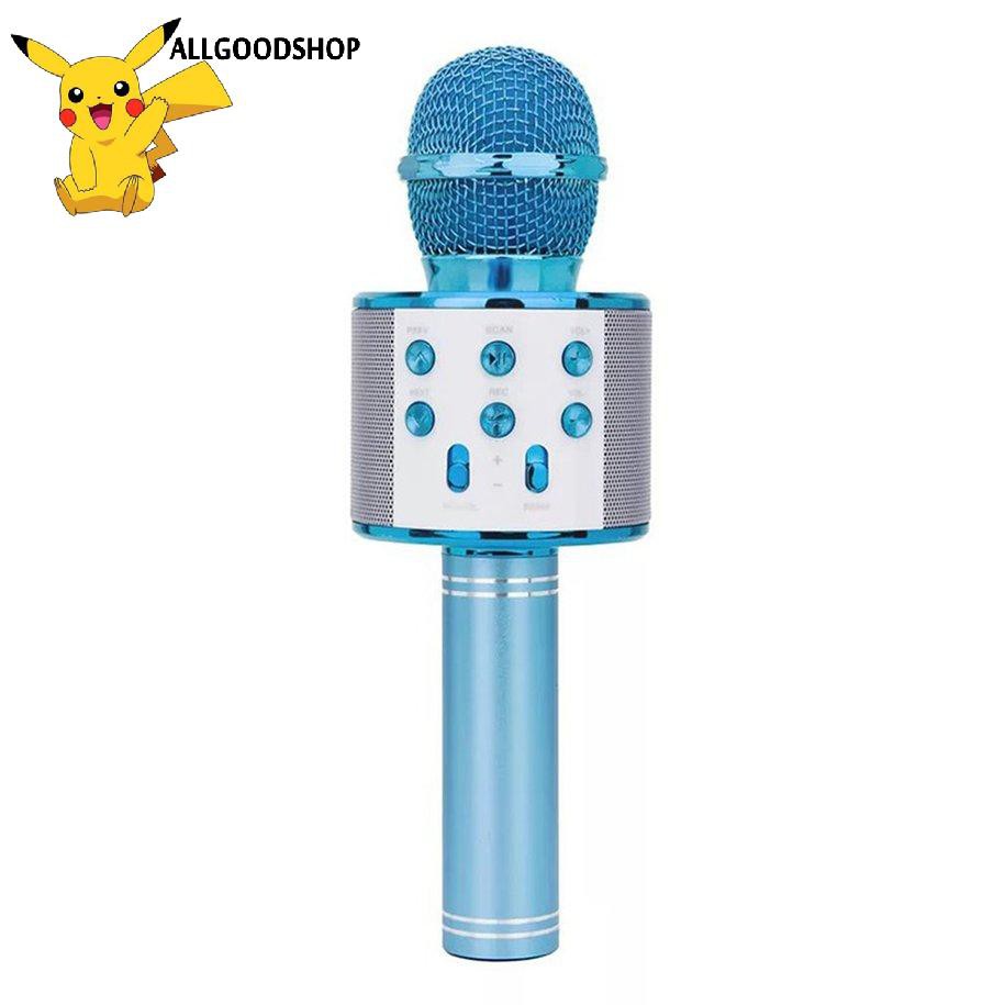 ⚡Micro Karaoke Bluetooth Kiêm Loa Không Dây, Âm Thanh Cực Hay, Micro Bắt Giọng, Kết Nối Usb