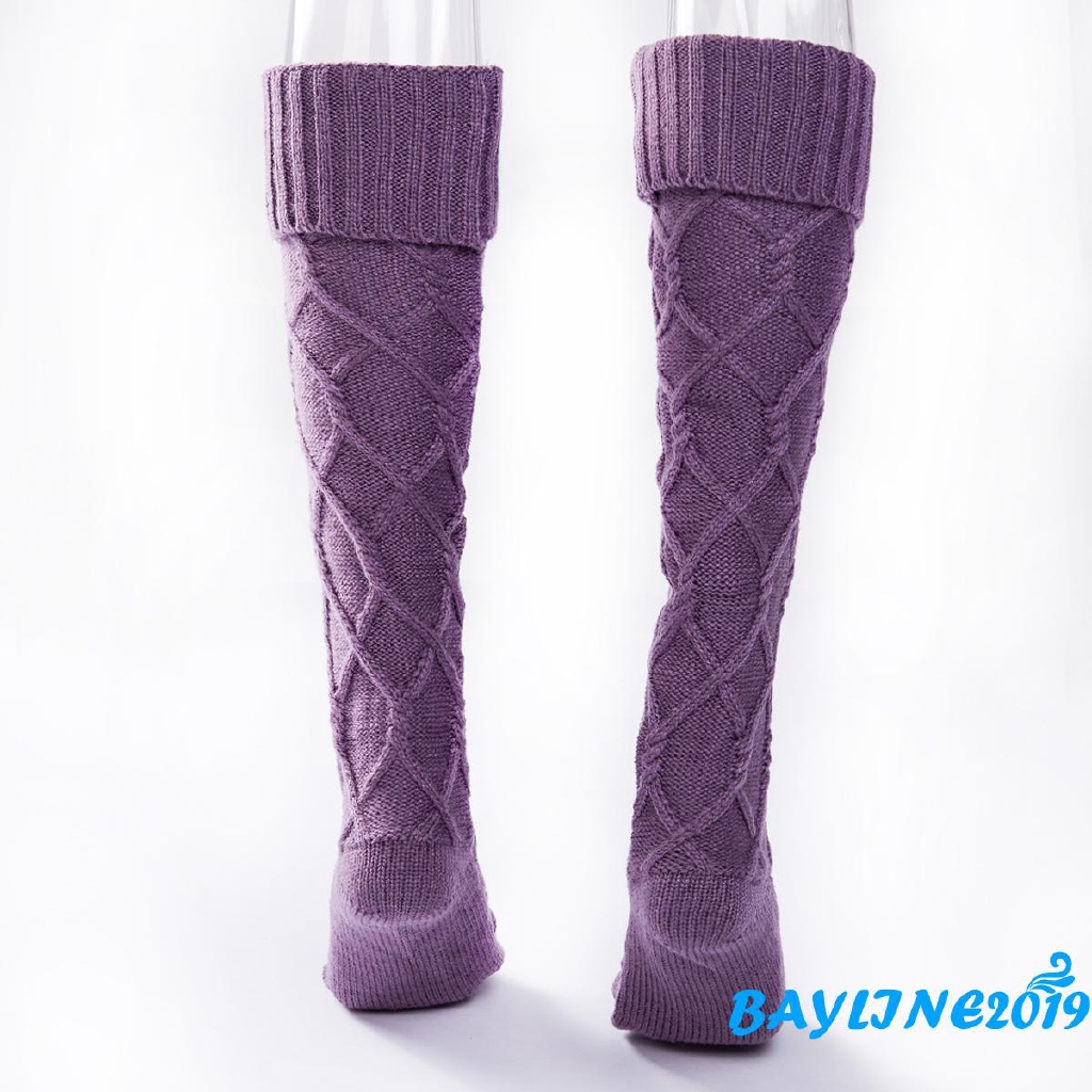 Tất Len Nữ Cổ Cao Co Giãn Thời Trang 2018