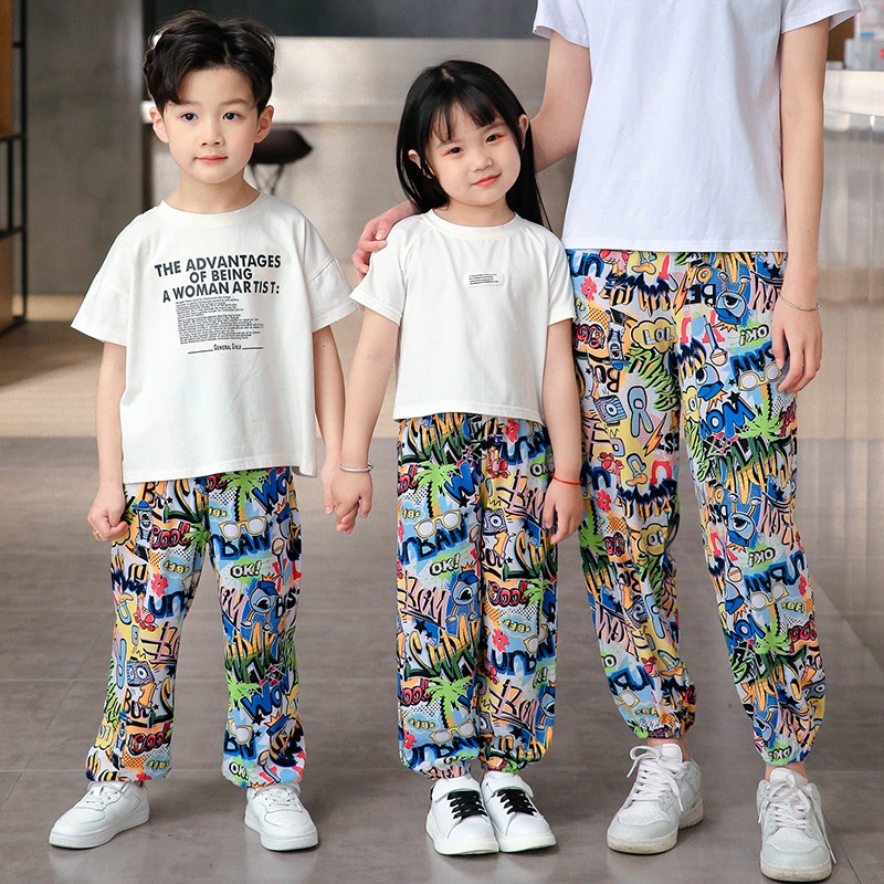 Quần Cotton Ống Rộng 100-150cm Thời Trang Xuân Hè Cho Bé