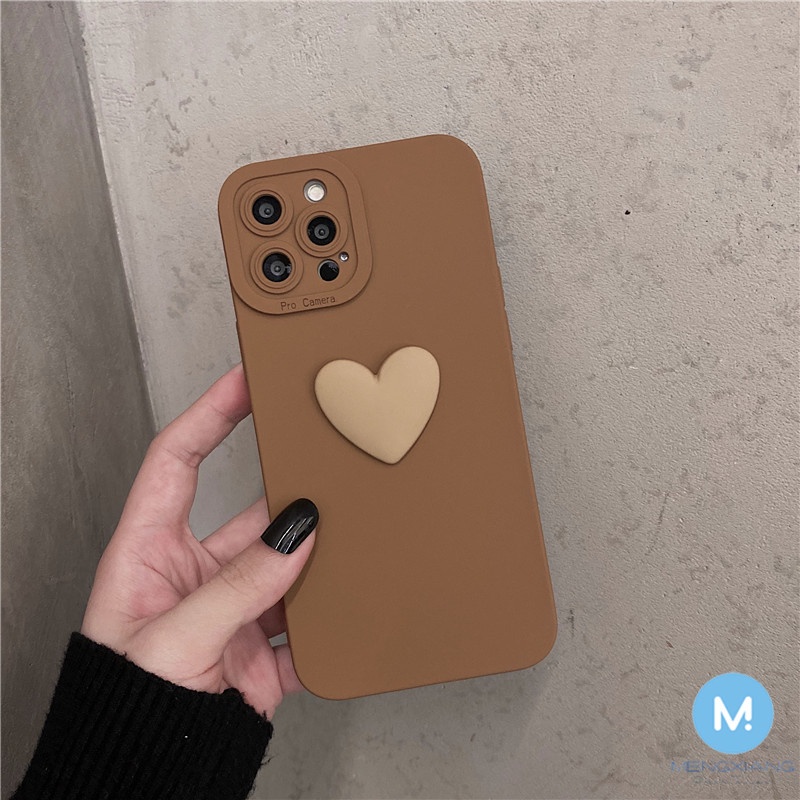 Ốp Điện Thoại Silicon Bảo Vệ Camera In Hình Trái Tim Cho IPhone 14 13 12 11 Pro MAX Mini X XS MAX XR 8 7 6 6S Plus 7G 8G 6G SE 2020